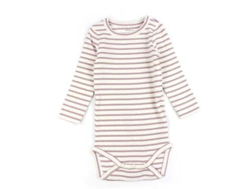 Name It deauville mauve stribet body